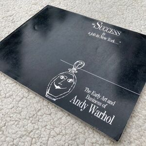 Early Art of Andy Warhol "Success is a Job in New York" | 1989 Paperback Book
